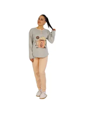 Pijama Sra M/Larga Intimalia